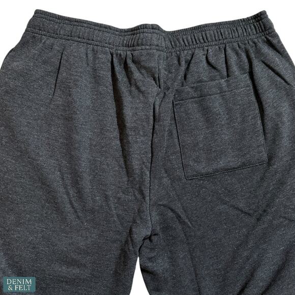 GAP Factory Charcoal Gray Logo Joggers Fleece Lounge Pants Men’s NEW~NWT!! - Picture 7 of 13